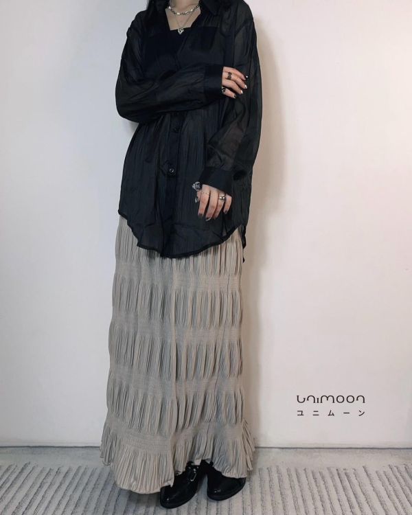 ꜱᴇᴘ 𝟮𝟱-𝟭𝟭 奶茶小蛋糕修身垂墜長裙 