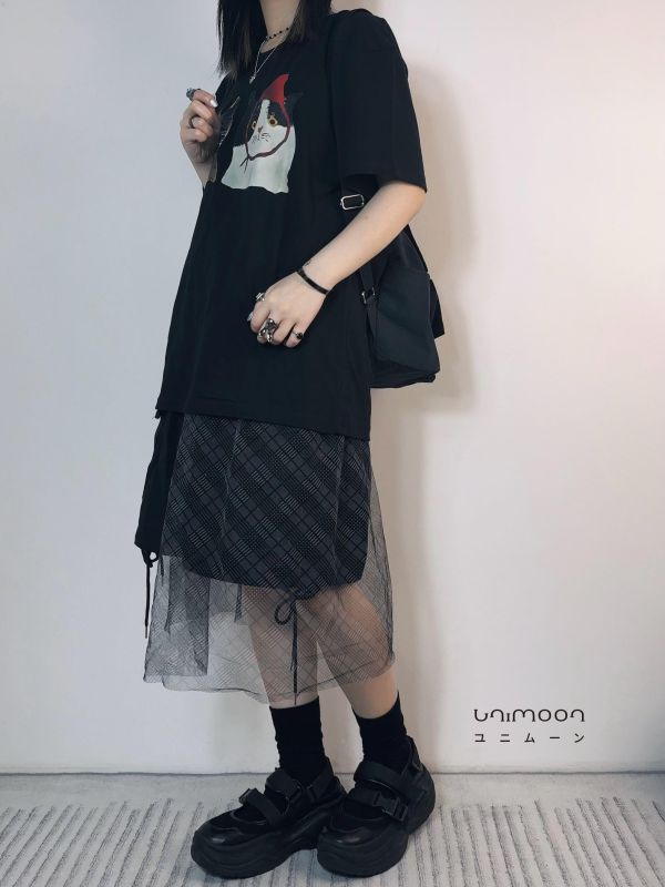 ᴊᴜɴ 𝟮𝟱-𝟭 cats party休閒印花Tee 