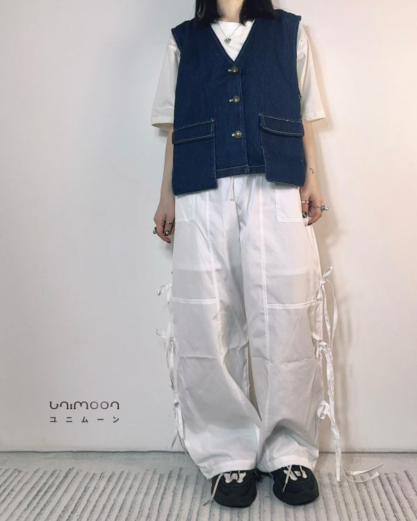 ᴀᴜɢ 𝟮𝟱-𝟭𝟴 設計感口袋牛仔背心 