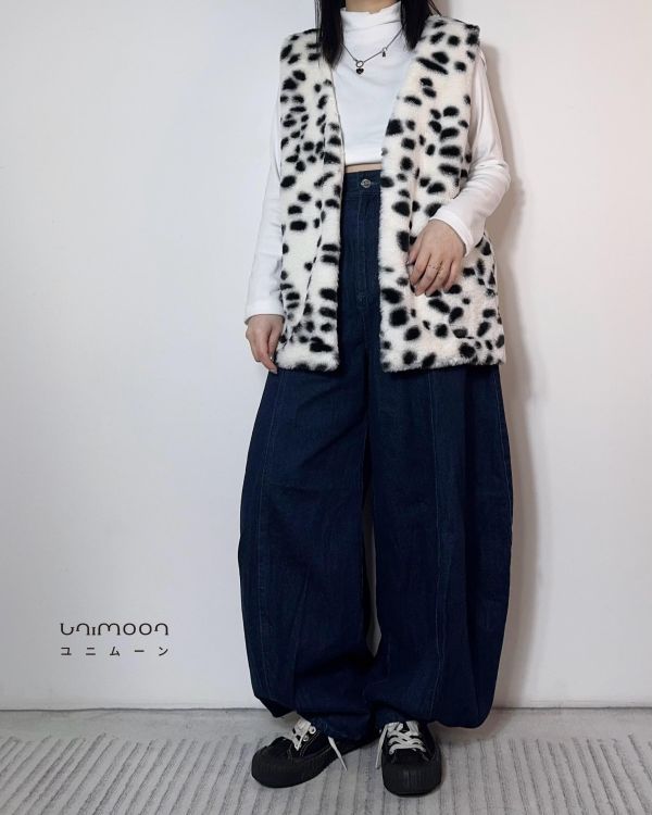 𝟮𝟲𝟮𝟬𝟳 小雪豹毛絨絨無扣背心 