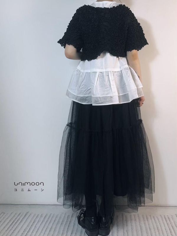 ꜱᴇᴘ 𝟮𝟱-𝟰 雙綁帶泡泡布短版小外罩 