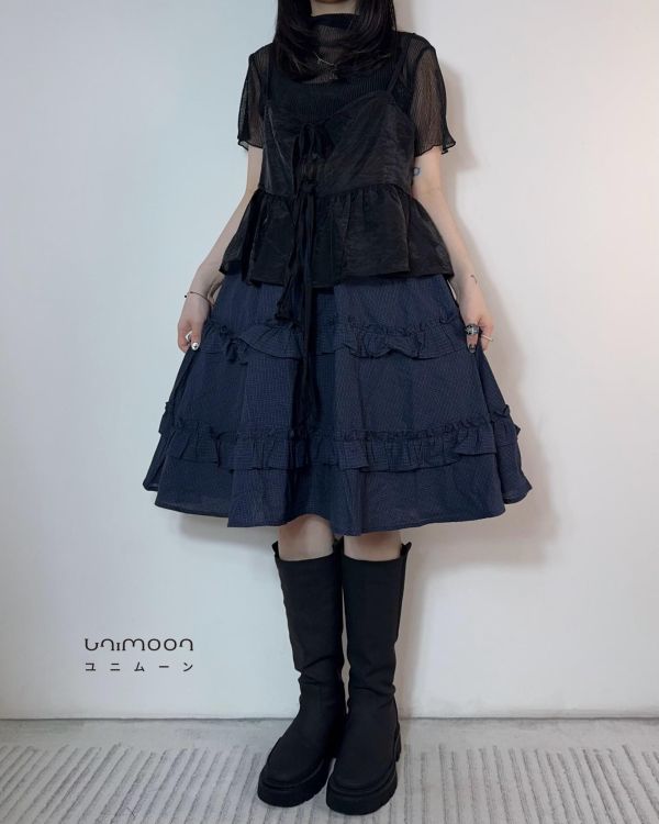 ꜱᴇᴘ 𝟮𝟱-𝟭𝟱 百搭款雙綁帶透紗背心 