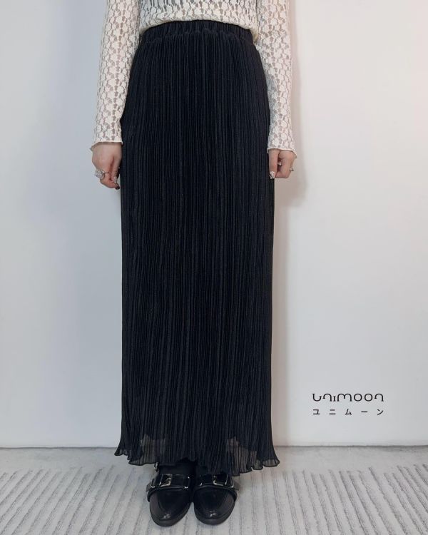 𝟮𝟲𝟰𝟮𝟱 千金小姐細閃捲邊長裙 