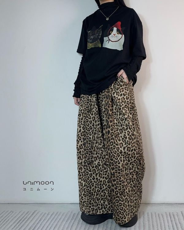 ɴᴏᴠ 𝟮𝟱-𝟰 小豹子挺版微繭型寬褲 