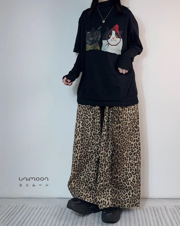 ɴᴏᴠ 𝟮𝟱-𝟰 小豹子挺版微繭型寬褲 