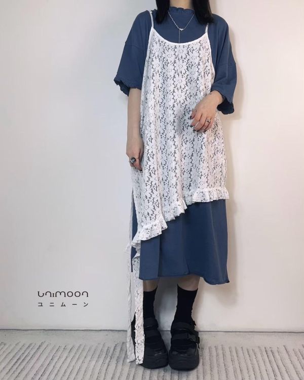 ꜱᴇᴘ 𝟮𝟱-𝟭𝟵 純白花語不規則設計感蕾絲背心 