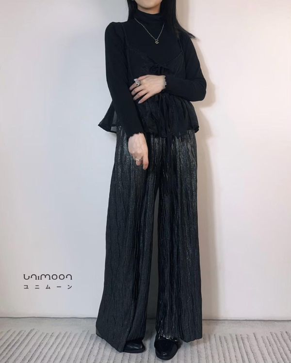 ᴅᴇᴄ 𝟮𝟱-𝟵 灣灣銀河水波紋落地褲 