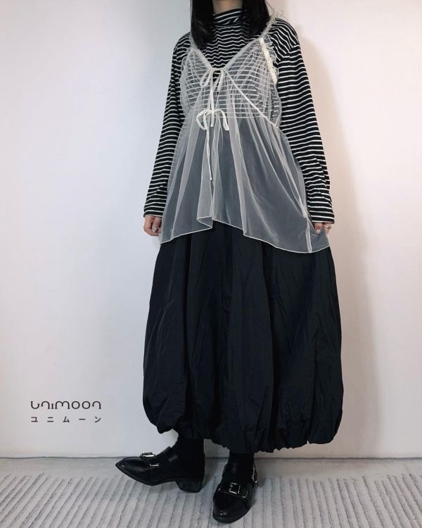 ᴅᴇᴄ 𝟮𝟱-𝟭𝟵 卷邊小浪漫綁帶透紗背心 