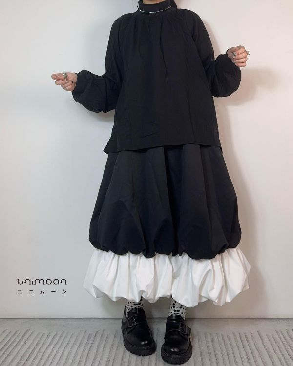 𝟮𝟲𝟮𝟭𝟰  羅紋立領插肩袖上衣 