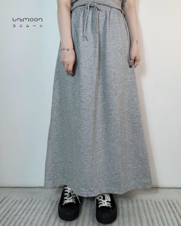 ᴅᴇᴄ 𝟮𝟱-𝟮𝟱 抽繩綁帶棉質長裙 