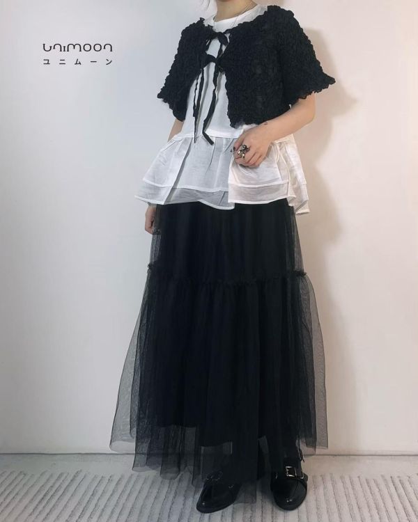 ꜱᴇᴘ 𝟮𝟱-𝟰 雙綁帶泡泡布短版小外罩 