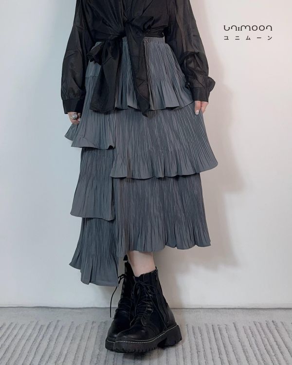 ꜱᴇᴘ 𝟮𝟱-𝟭𝟯不對稱設計款層層魚尾蛋糕裙 