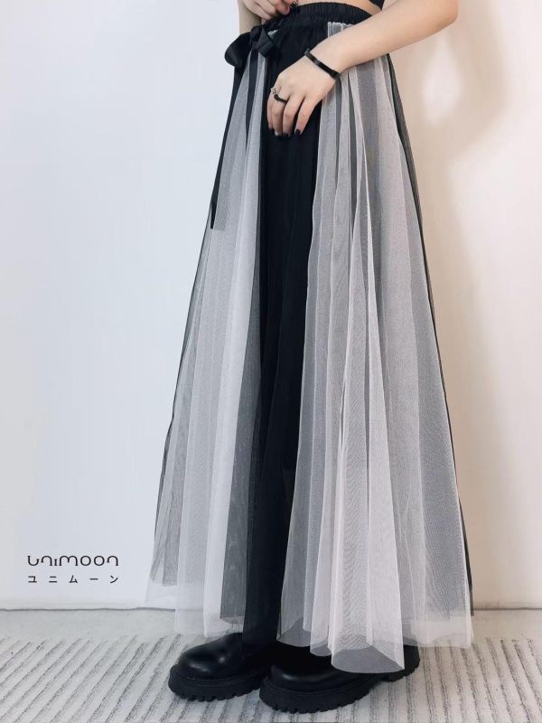 ᴍᴀʏ 𝟮𝟱-𝟵 光影漫步拼色網紗長裙 