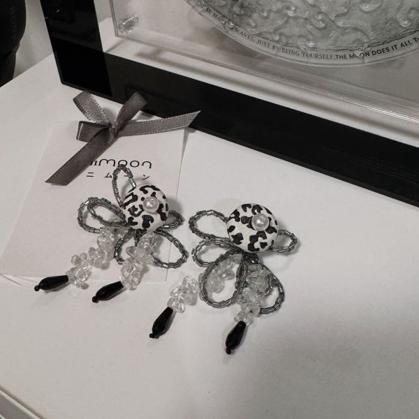 𝗔𝗖𝟮𝟲𝟬𝟲 黑白巴洛克串珠耳環 