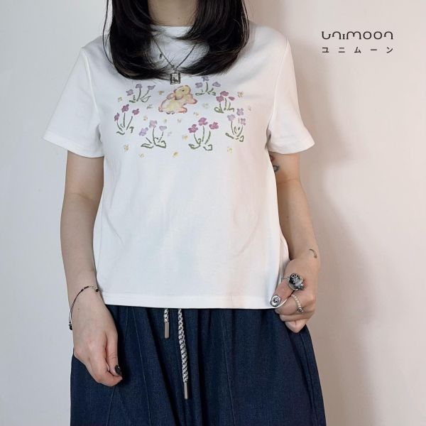 𝟮𝟲𝟰𝟭𝟯 小兔子花園短版Tee 