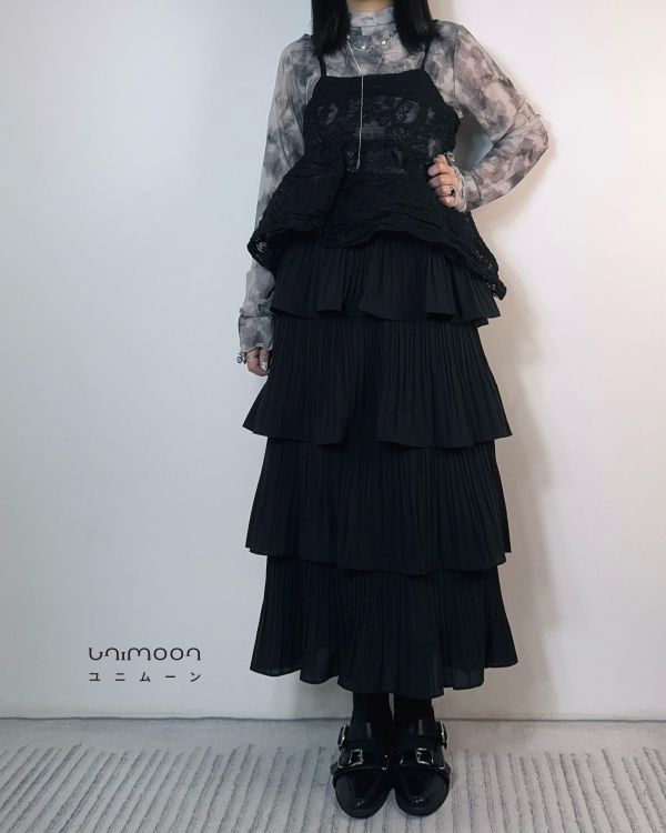 ᴍᴀʀ 𝟮𝟱-𝟯 小金魚層次蛋糕裙 