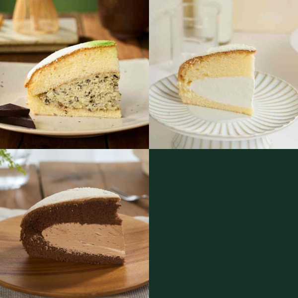 波士頓派切片（原味，抹茶，巧克力） 