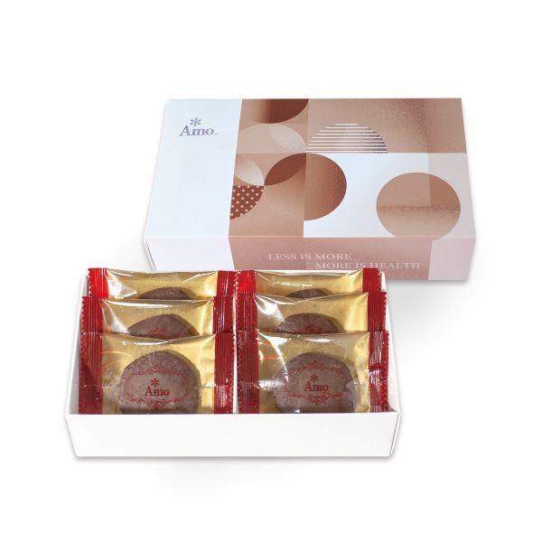 85%醇黑巧克力餅乾6入 阿默蛋糕,阿默餅乾,減糖,健康餅乾,餅乾,禮盒,送禮,會議點心,下午茶,臺北大學