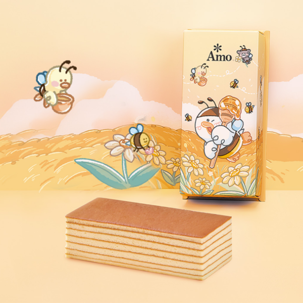 彌月台灣蜂蜜千層蛋糕 彌月,彌月蛋糕,彌月推薦,蜂蜜蛋糕,蛋糕,千層蛋糕,送禮,臺北大學,阿默蛋糕
