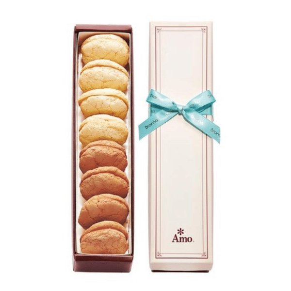 原味焦糖-達克瓦茲8入 馬卡龍,達克瓦茲,送禮,伴手禮,臺北大學,阿默蛋糕,甜點,下午茶,焦糖