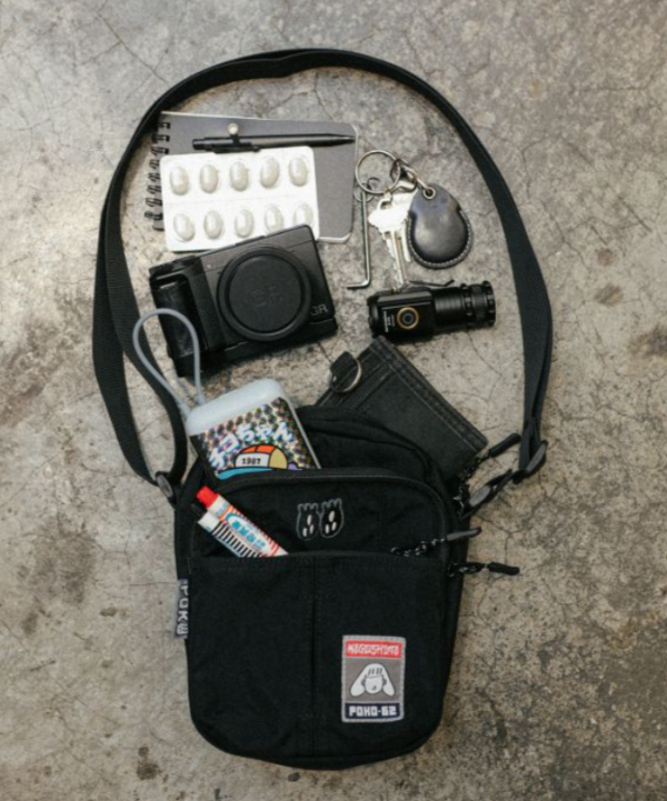 POKO ポコ大王 EYES SHOULDER BAG 防潑水斜背小包 