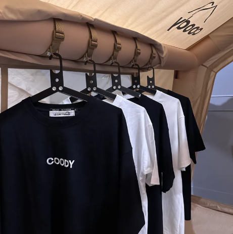 Coody 氣柱D環扣綁帶（1條）掛衣掛燈 