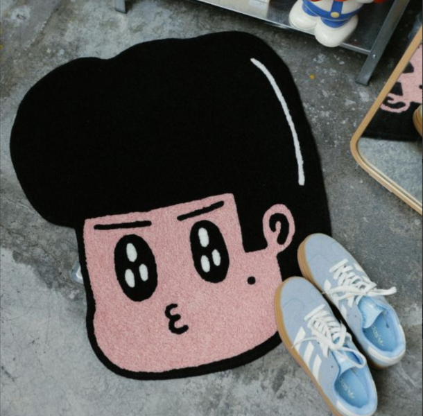 POKO ポコ大王 一年P組 不良 YANKI FLOOR MAT 地毯 