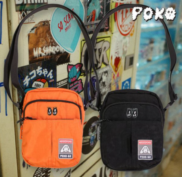 POKO ポコ大王 EYES SHOULDER BAG 防潑水斜背小包 