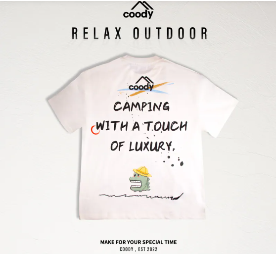 Coody Bear Camper Tee小熊貓露營者 短袖T恤 