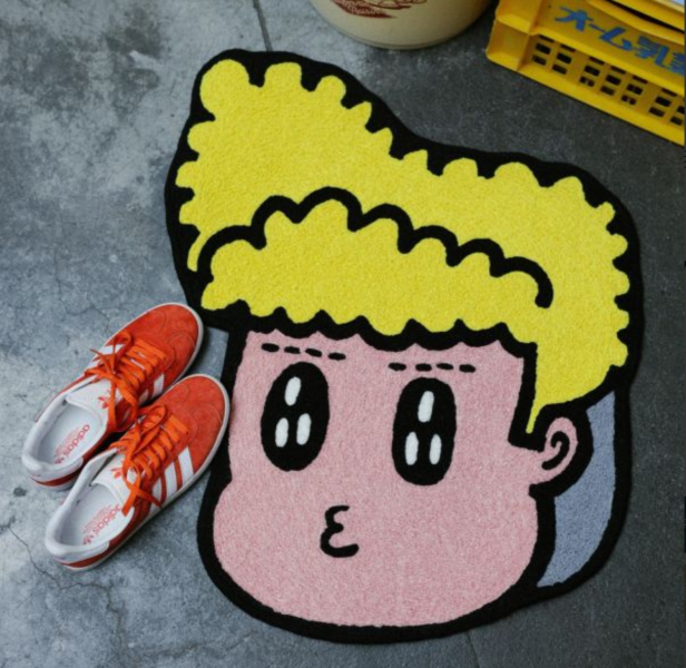 POKO ポコ大王 一年P組 不良 YANKI FLOOR MAT 地毯 