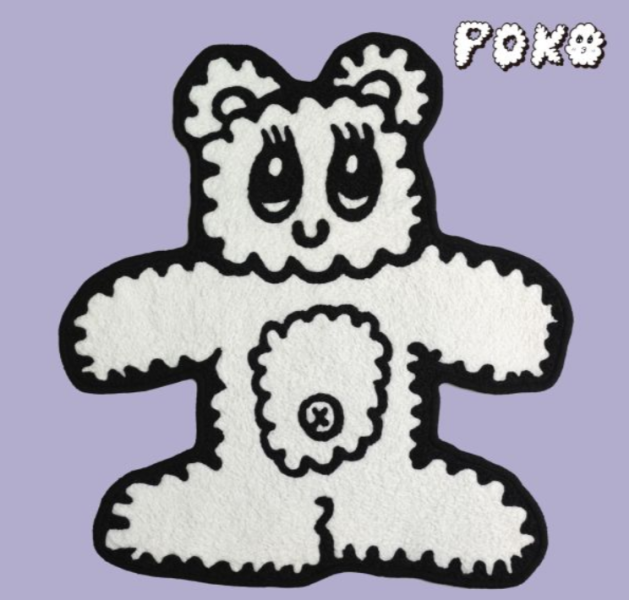 POKO ポコ大王 SALACHAN FLOOR MAT 地毯 