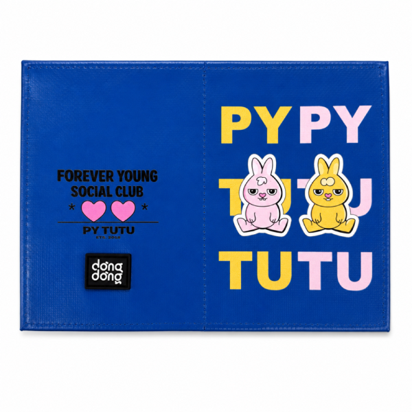 越南【Dong Dong X  PY TUTU 限量護照套】來自越南環保回收帆布製成/防水/抗損/旅行 