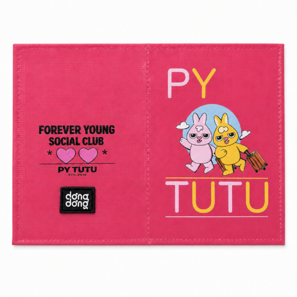 越南【Dong Dong X  PY TUTU 限量護照套】來自越南環保回收帆布製成/防水/抗損/旅行 
