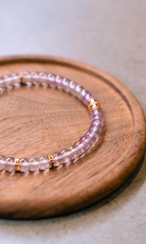 紫塔晶｜銀鑽切片 