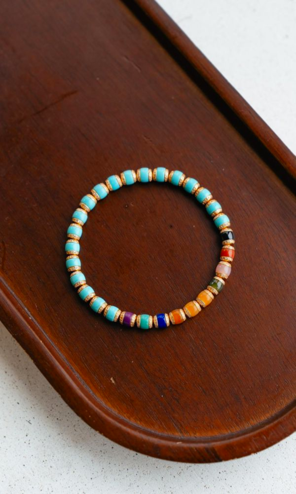 彩虹松石｜夾心鑽 