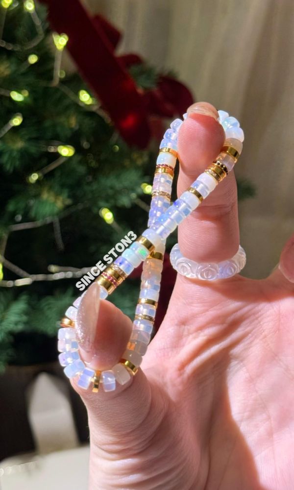 歐泊｜銀鑽切片 