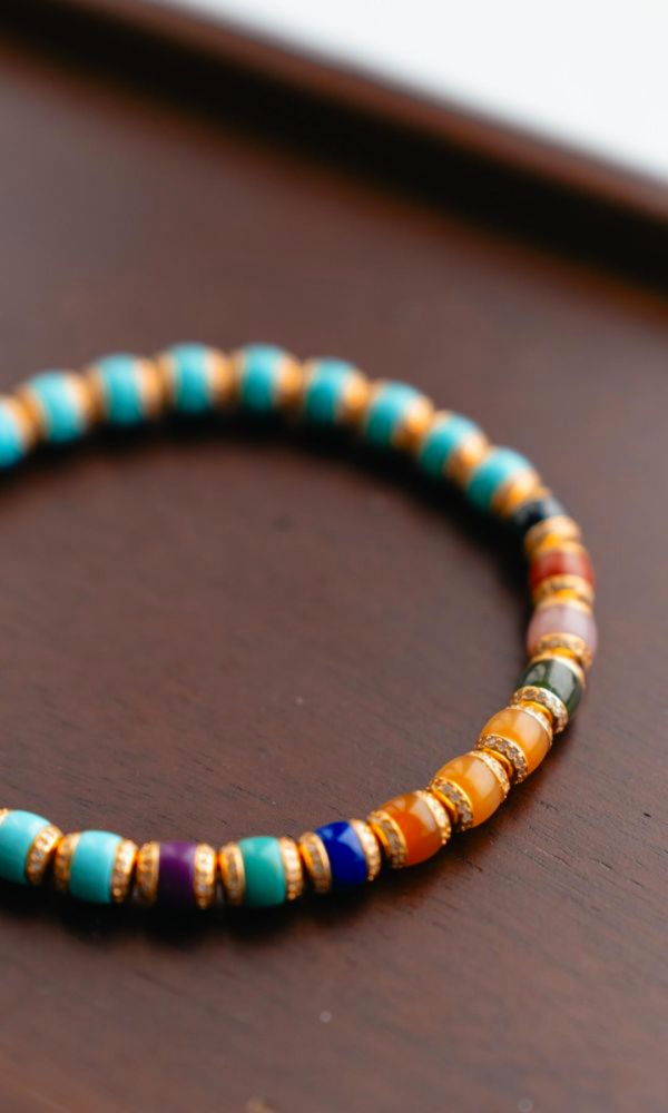 彩虹松石｜夾心鑽 