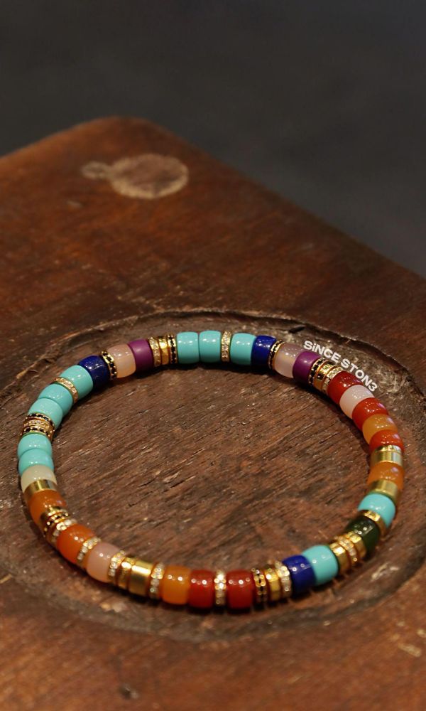 彩虹積木｜銀鑽切片 