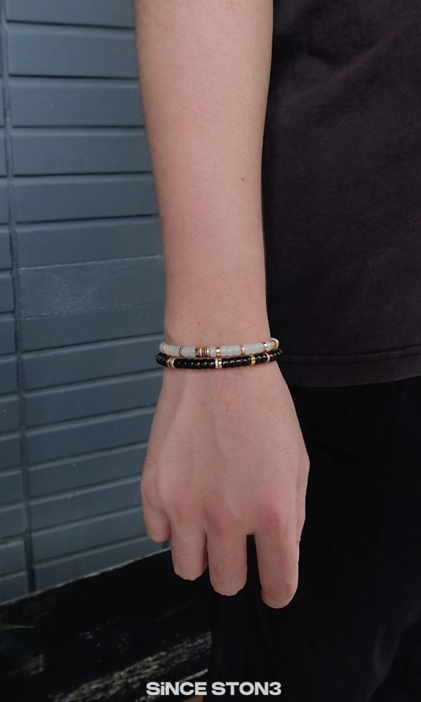 和田白玉｜銀鑽切片 