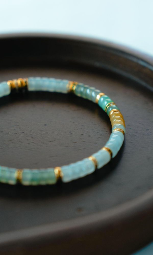 糖果翡翠｜銀鑽切片 