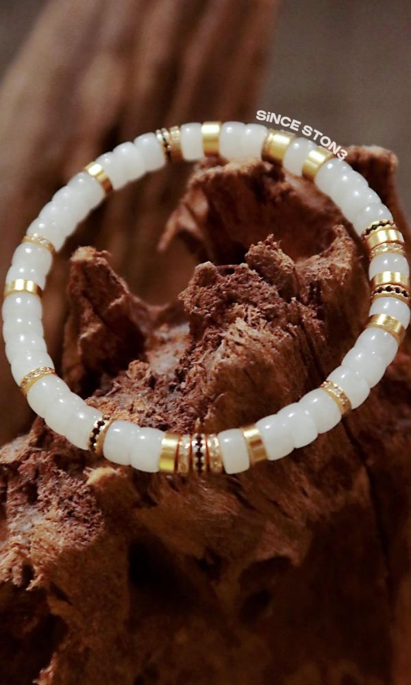 和田白玉｜銀鑽切片 