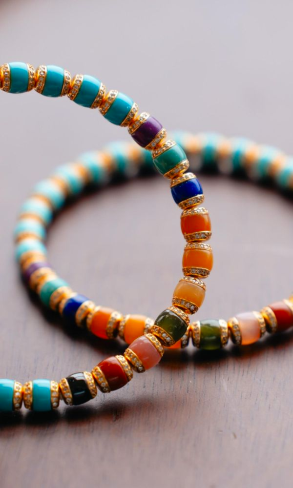 彩虹松石｜夾心鑽 