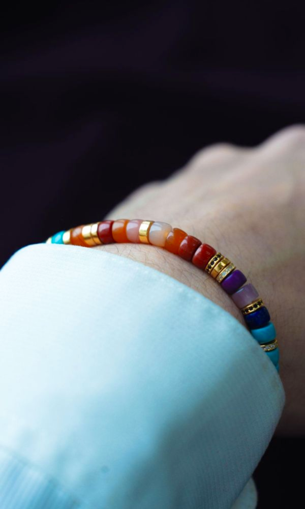 彩虹積木｜銀鑽切片 