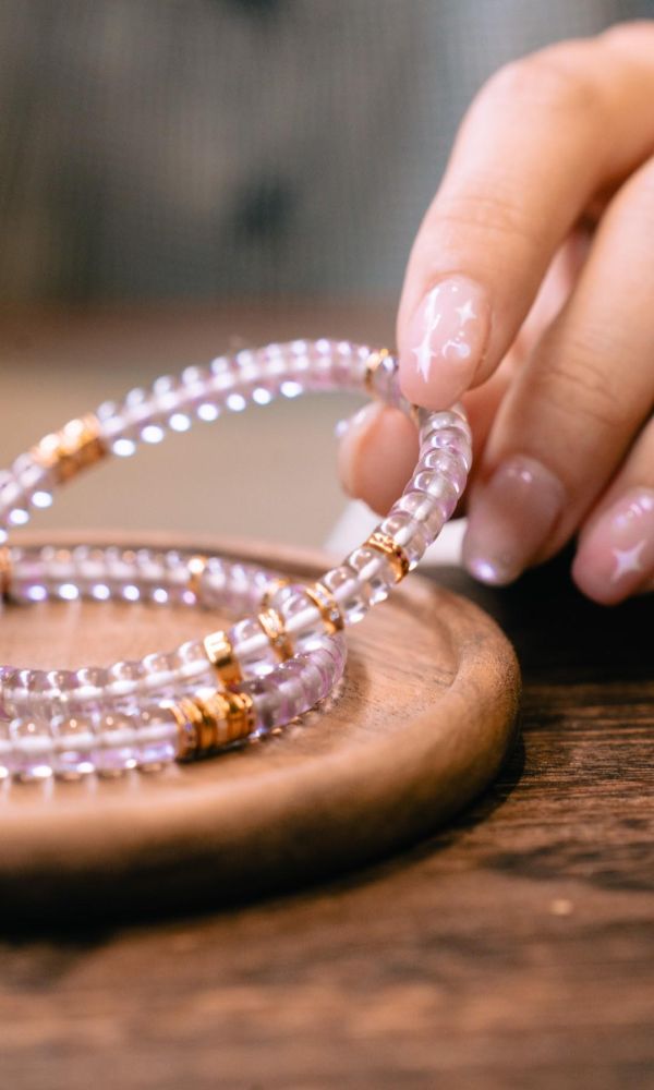 紫塔晶｜銀鑽切片 