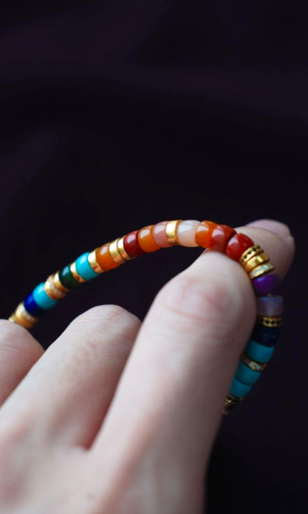 彩虹積木｜銀鑽切片 