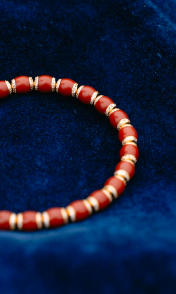 南紅瑪瑙｜夾心鑽 