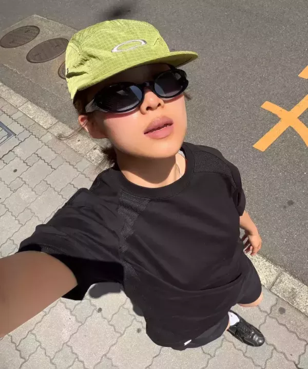 Noiago 尼龍格紋五分帽 