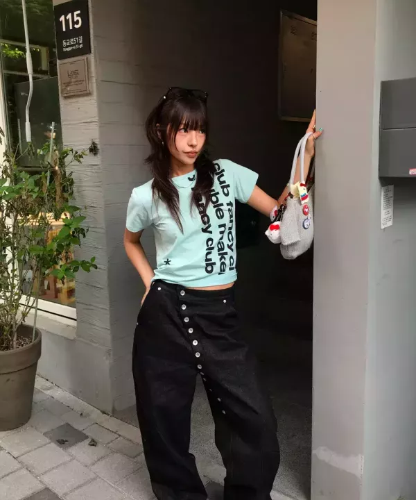 Fancy club 字母印花短踢 