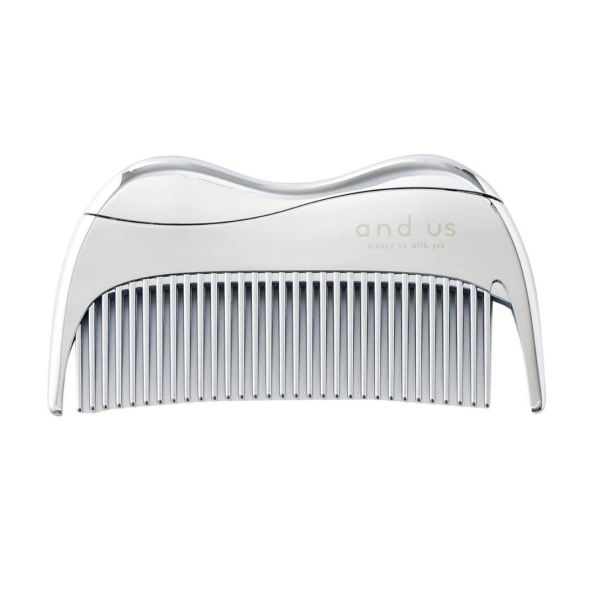 3coins防靜電金屬扁梳 