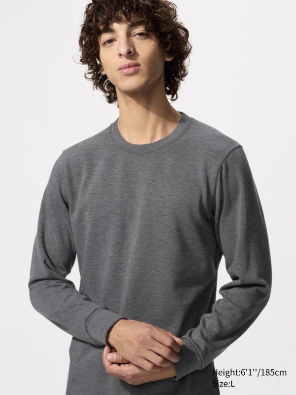 Uniqlo男生超極暖發熱衣 